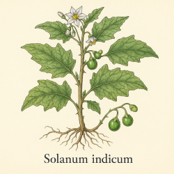 Паслён индийский - Solanum Indicum 