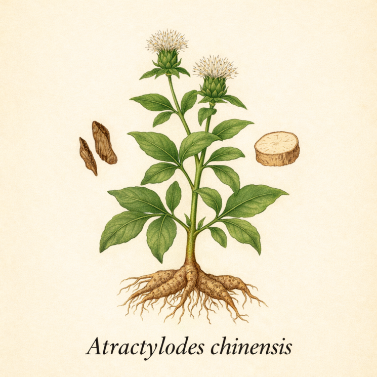 Атрактилодес китайский - Atractylodes chinensis