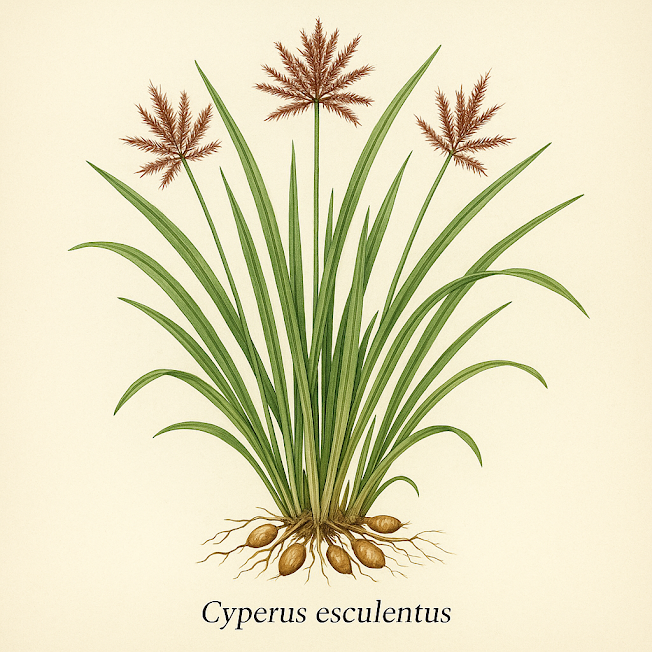 Чуфа съедобная (клубень) — Cyperus esculentus 