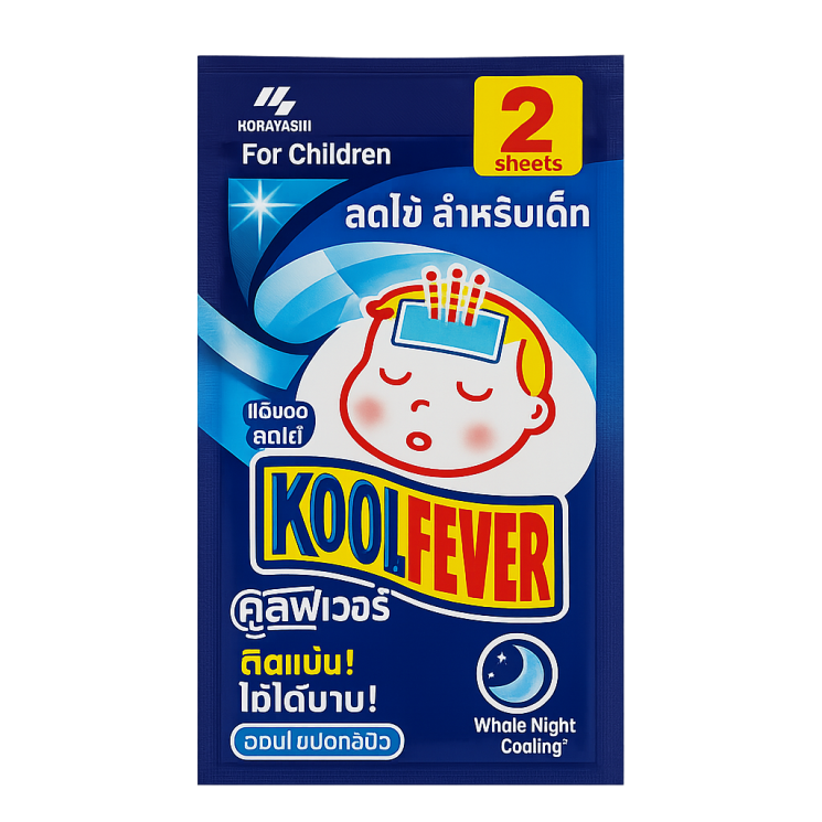 Жаропонижающий пластырь для детей от 2х до 12 лет (KoolFever)