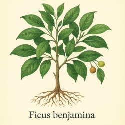 Фикус свисающий — Ficus benjamina L
