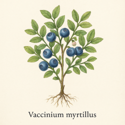 Черника (ягода) - Vaccinium myrtillus