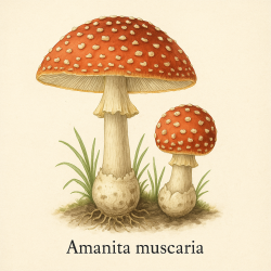 Мухомор красный - Amanita muscaria