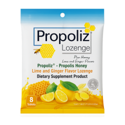 Леденцы для полости рта профилактические - Propoliz Lozenge Lime & Ginger (BF)