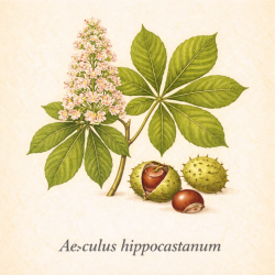 Конский каштан - Aesculus hippocastanum (Horse Chestnut)