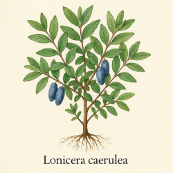 Жимолость съедобная (ягода) - Lonicera caerulea