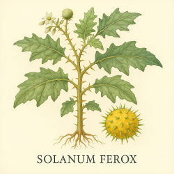 Паслён горький — Solanum ferox