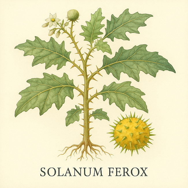 Паслён горький — Solanum ferox