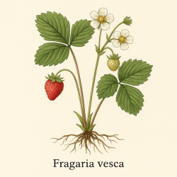 Земляника (ягода) - Fragaria vesca (fruit)