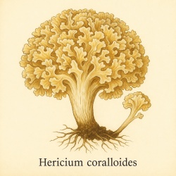 Ежовик коралловидный - Hericium coralloides