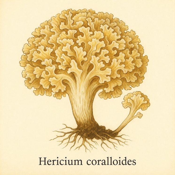 Ежовик коралловидный - Hericium coralloides