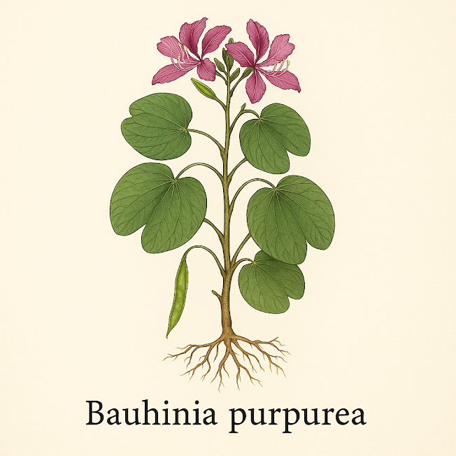 Бауиния пурпурная — Bauhinia purpurea 