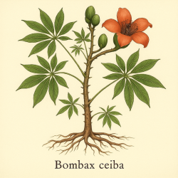 Бомбакс малабарский (кора) — Bombax ceiba L. (bark) 