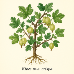 Крыжовник (лист) - Ribes uva-crispa L