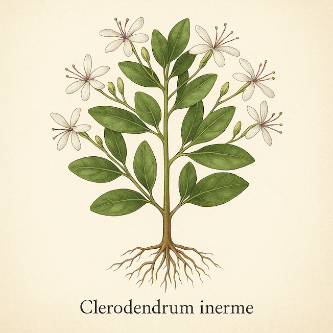 Бриделия овальная - Clerodendrum inerme 