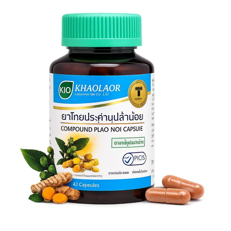 Противоязвенная микстура капсулы - Plao Noi Compound Capsules (KLO)