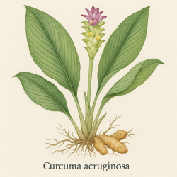 Куркума голубоватая - Curcuma Aeruginosa