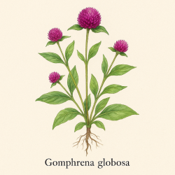 Гомфрена шаровидная — Gomphrena globosa 