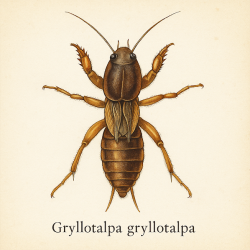 Медведка обыкновенная - Gryllotalpa gryllotalpa