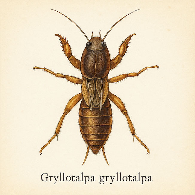 Медведка обыкновенная - Gryllotalpa gryllotalpa