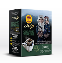 Кофе дрип drip coffee organic 5 пакетов/коробка DOI CHAANG