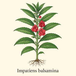 Недотрога бальзаминовая - Impatiens balsamina L 