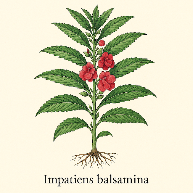 Недотрога бальзаминовая - Impatiens balsamina L 