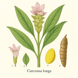Куркума Длинная - Curcuma Longa