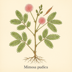 Мимоза стыдливая — Mimosa pudica