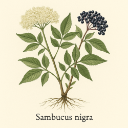 Бузина черная - Sambucus nigra