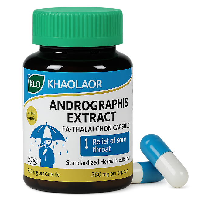 Андрографис 20 экстракт капсулы - Andrographis 20 Extract Capsules (KLO)