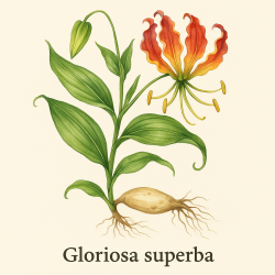 Глориоза роскошная - Gloriosa superba