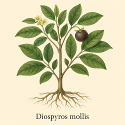 Диоспирос морщинистый — Diospyros mollis 
