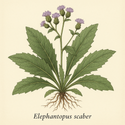 Элефантопус шершавый - Elephantopus Scaber