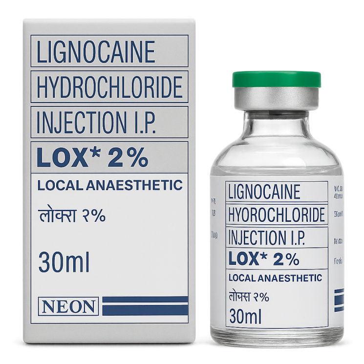 Лидокаина гидрохлорид инъекции - Lignocaine Hydrochloride Injection 2% (NEON)