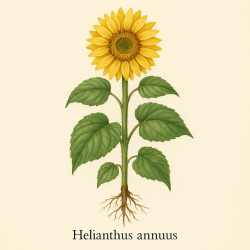 Подсолнух - Heliánthus ánnuus 