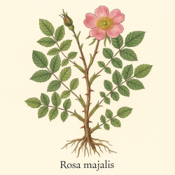 Шиповник майский - Rosa majalis 