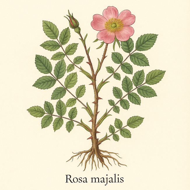 Шиповник майский - Rosa majalis 