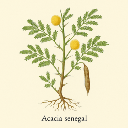 Акация сенегальская (гуммиарабик) - Acacia senegal 