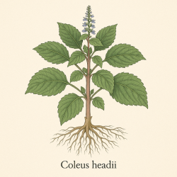 Колеус головчатый - Coleus headii 