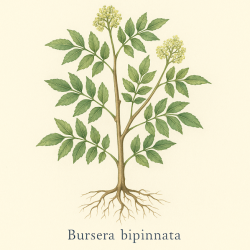 Бурсерия двуперистая (смола) — Bursera bipinnata (resinoid)