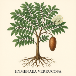 Гименея бородавчатая. Занзибарский копал (смола) - Hymenaea verrucosa. Zanzibar copal (resinoid)