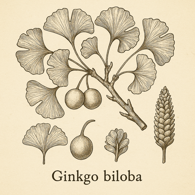 Гинкго двулопастной - Ginkgo biloba(Порошок)