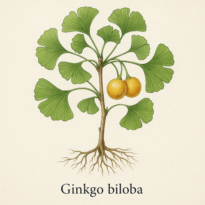 Гинкго двулопастной - Ginkgo biloba