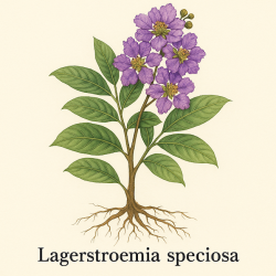 Лагерстремия великолепная - Lagerstroemia speciosa L