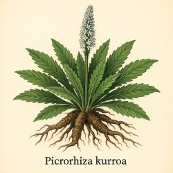 Пикрозия курроа - Picrorhiza kurroa Royle ex Benth
