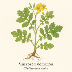 Чистотел большой - Chelidonium majus 