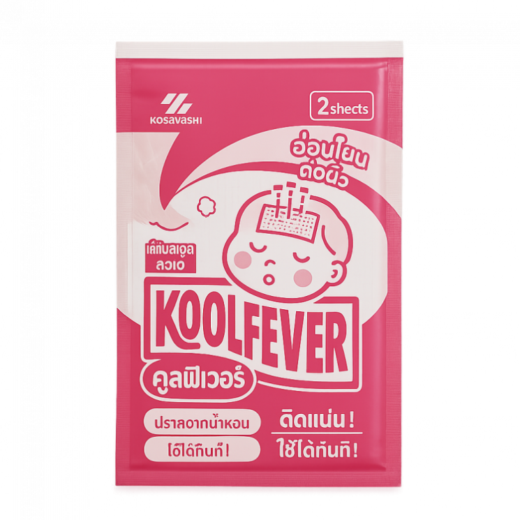 Жаропонижающий пластырь - Cooling Gel Sheet (KoolFever)
