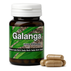 Галангал большой лист капсулы - Alpinia Galanga Leaf Capsules (Suda Herb)