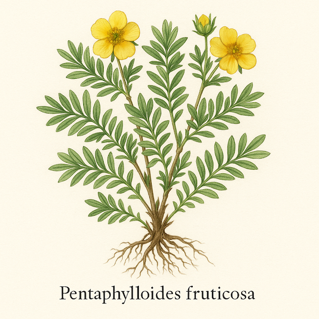 Лапчатка кустарниковая - Pentaphylloides Fruticosa